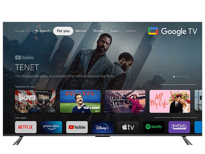 TCL QLED 4K SMART ANDROID TV 65” 65C645